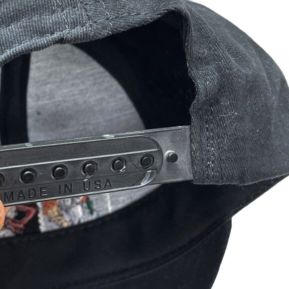 Vintage Looney Tunes Hat SnapBack Stamp Collection Bugs Bunny Taz Cap 90s - Picture 8 of 9